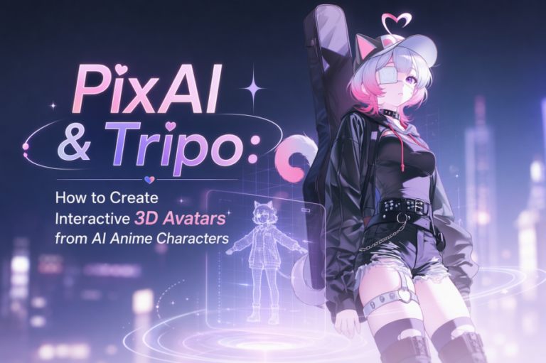 PixAI & Tripo: How to Create Interactive 3D Avatars from AI Anime Characters PixAI & Tripo: How to Create Interactive 3D Avatars from AI Anime Characters